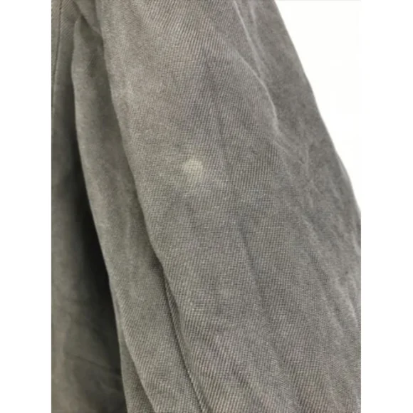 Vintage BANANA REPUBLIC Dark Khaki Silk Rayon Jacket Blazer size 4 - Picture 7 of 7